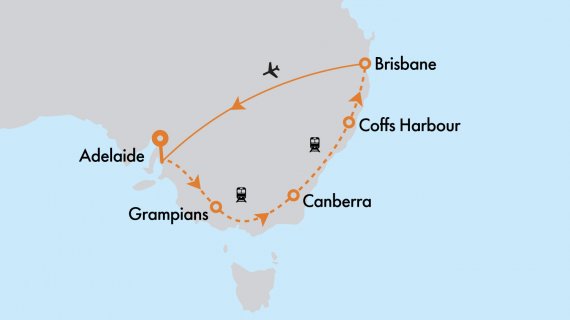 Great Southern - Adelaide to Brisbane