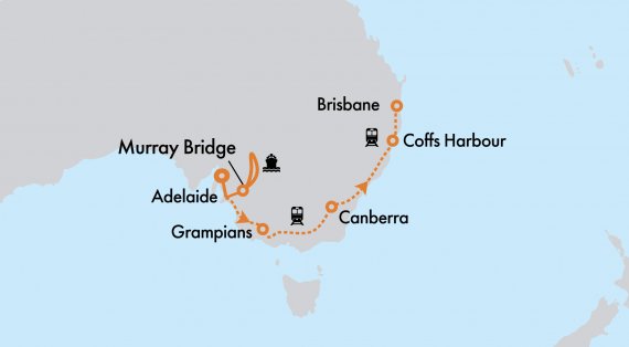 Great Southern with Adelaide, River, Hills & Wine