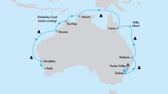 Ultimate Northern Coast to Coast Explorer with Coral Princess and Sydney Highlights