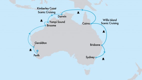 Northern Australia Explorer with Crown Princess and Perth Stay