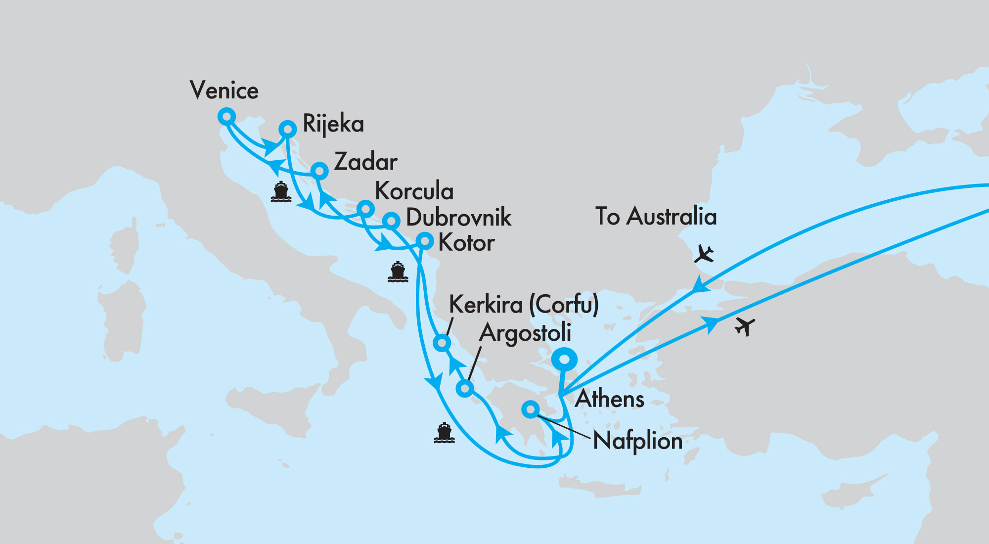 Fly, Stay, Cruise, Venetian & Dalmatian Delights with Holland America