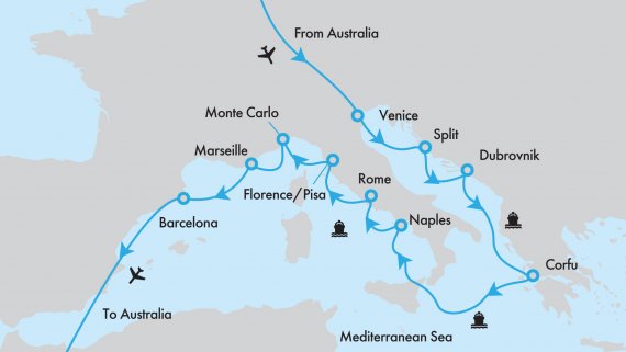 Fly, Stay, Cruise Mediterranean Odyssey with Viking Sky
