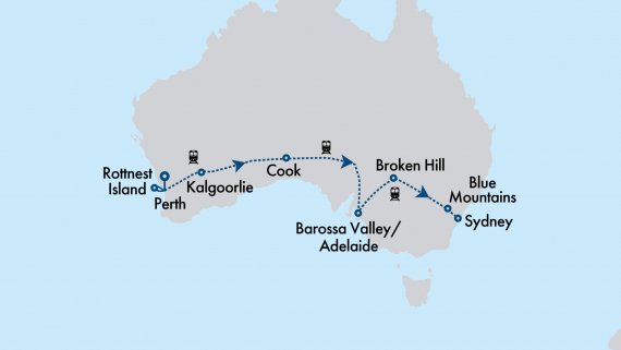 Perth & Rottnest Island Short Break with the Indian Pacific Perth & Rottnest Island Short Break with the Indian Pacific