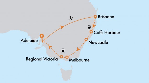 Great Southern – Brisbane to Adelaide