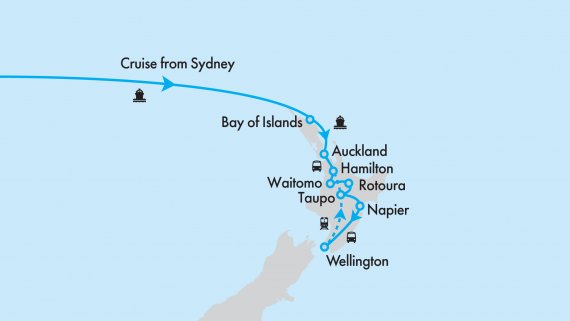 New Zealand Northern Explorer with Royal Princess Hosted Small Group